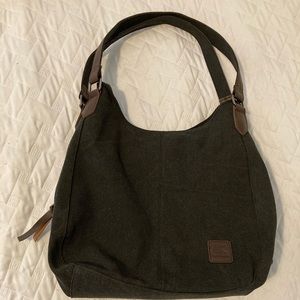 K2 Classic Fashion Tri-Pocket Zipper Tote Bag